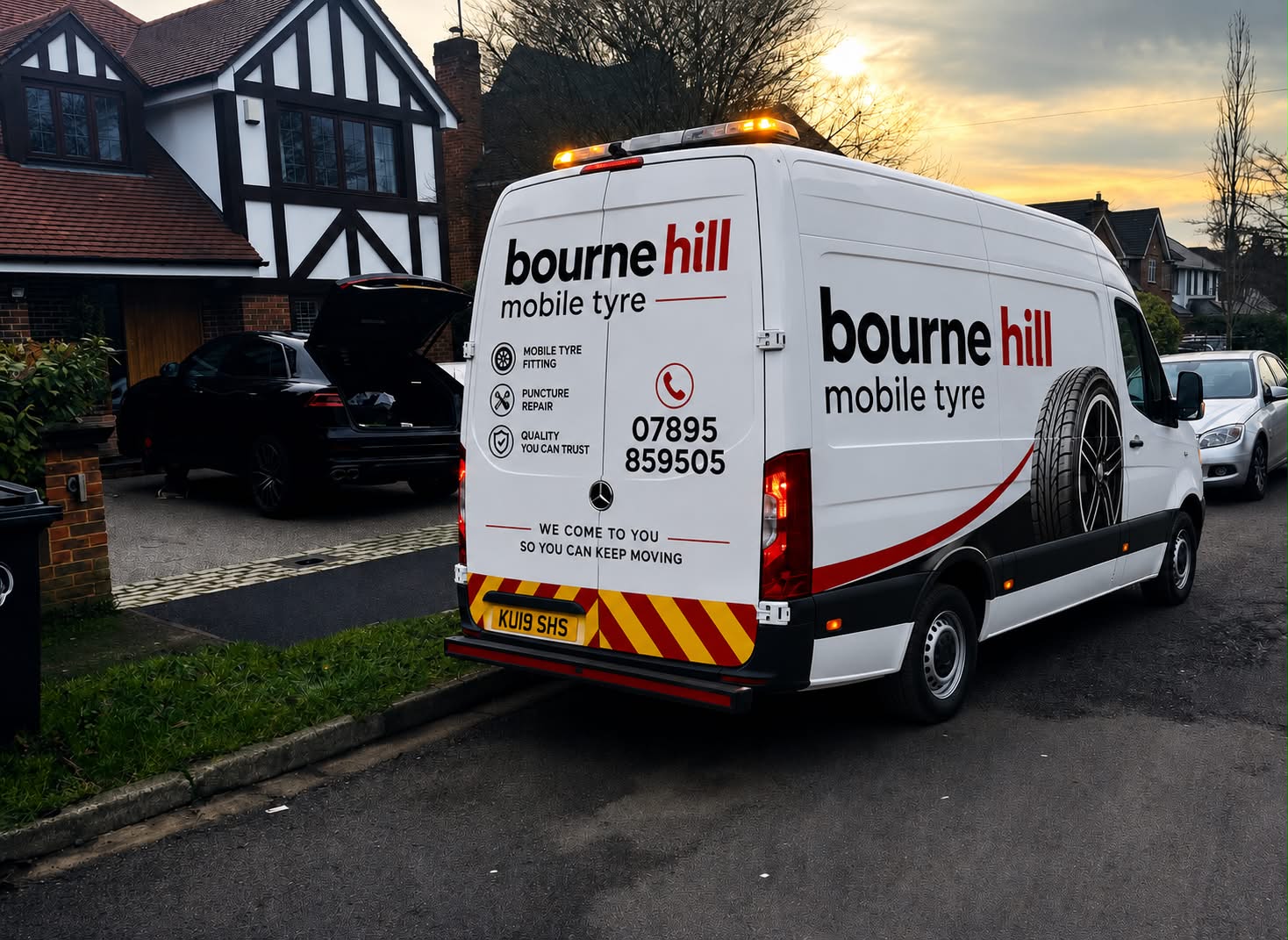 Tyre fitting on site